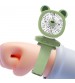 Watch Fan Cartoon with Wrist Strap Rechargeable 3 Levels Adjustable Handheld Fan for Travel